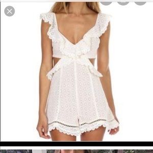 Zimmerman size 0 honeycomb romper